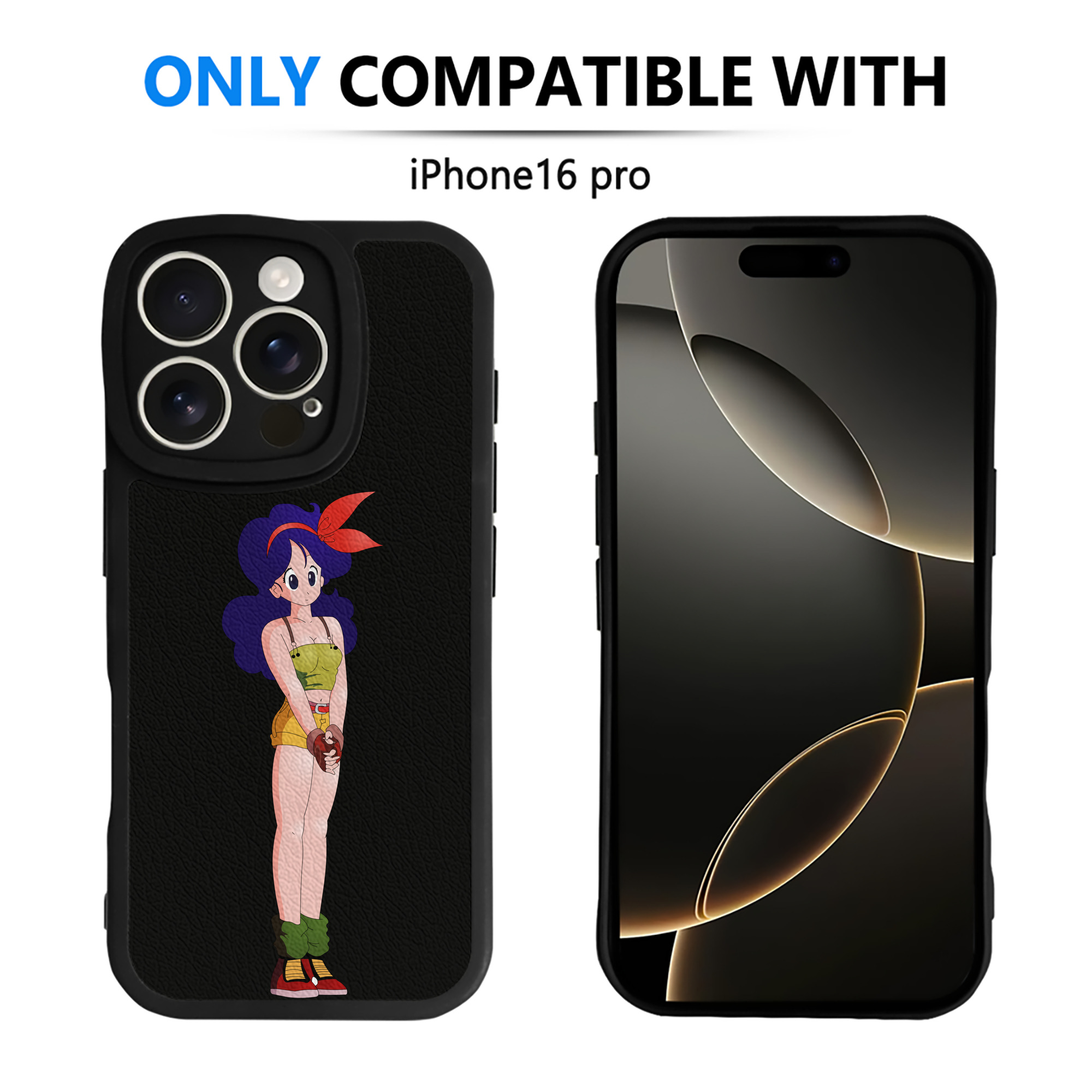 （画像用） ドラゴンボール DRAGON BALL 【iPhone 16シリーズ対応】シリコンスマホケース（レザー調） 材質：シリコン